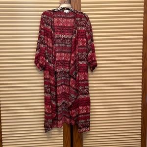 LuLaRoe long kimono.